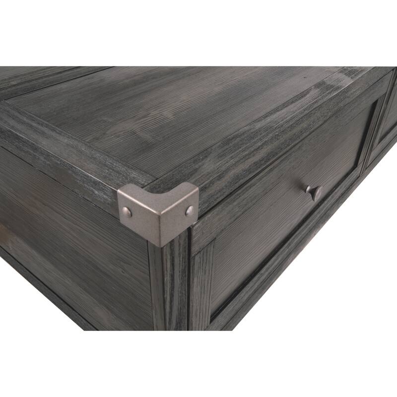 Signature Design by Ashley Todoe Dark Gray Coffee Table with Lift Top