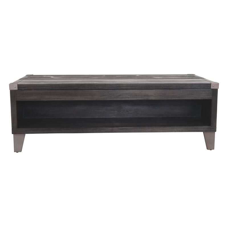 Signature Design by Ashley Todoe Dark Gray Coffee Table with Lift Top