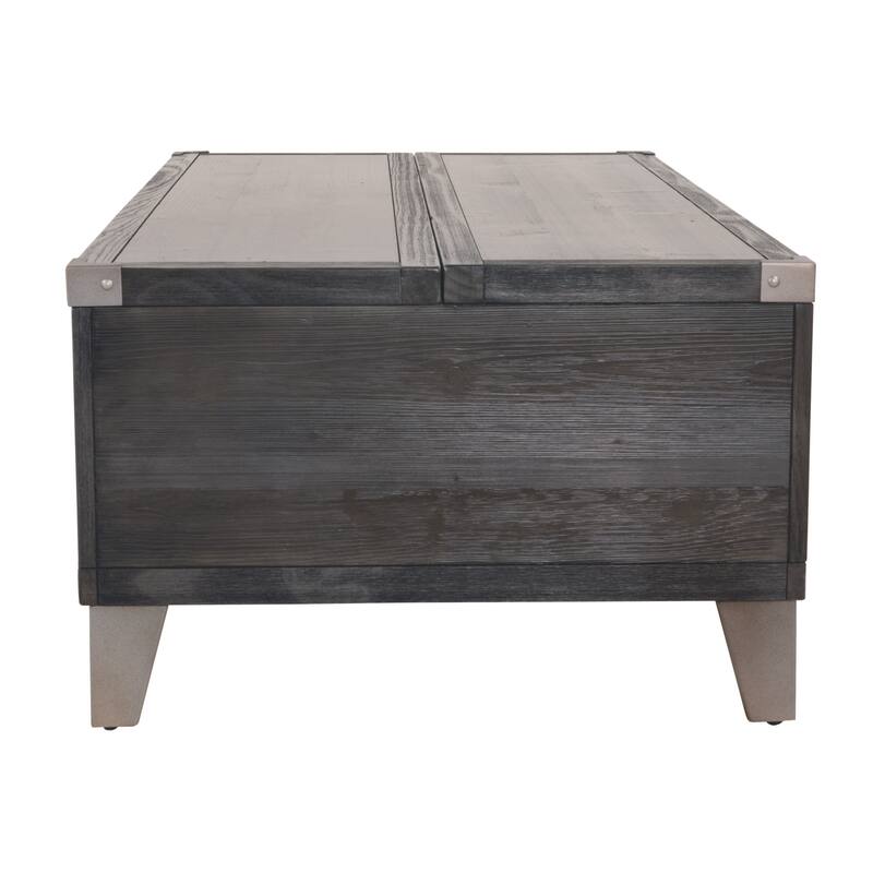 Signature Design by Ashley Todoe Dark Gray Coffee Table with Lift Top