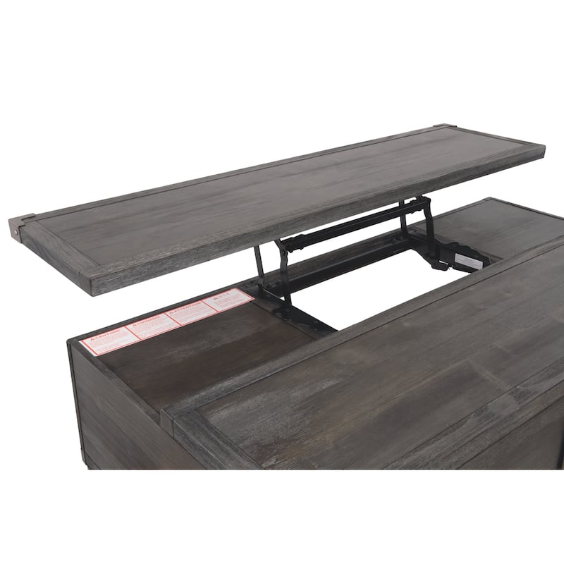 Signature Design by Ashley Todoe Dark Gray Coffee Table with Lift Top