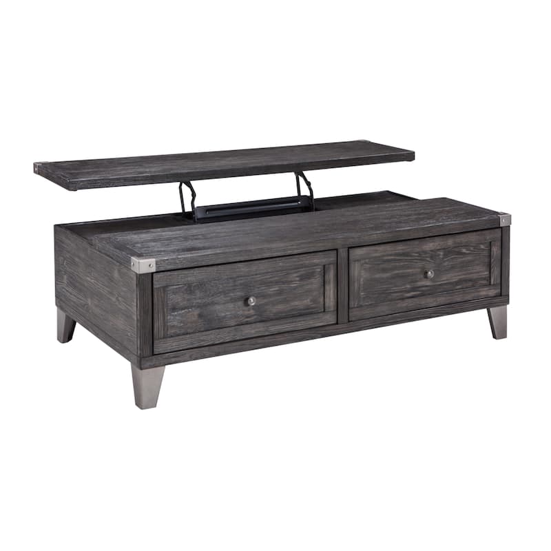 Signature Design by Ashley Todoe Dark Gray Coffee Table with Lift Top