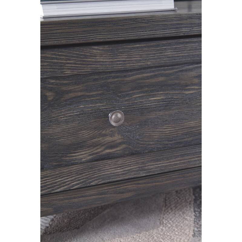 Signature Design by Ashley Todoe Dark Gray Coffee Table with Lift Top