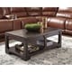 preview thumbnail 2 of 5, Rogness Casual Lift Top Cocktail Table Rustic Brown