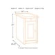 preview thumbnail 4 of 12, Bolanburg Casual Chair Side End Table Two-tone