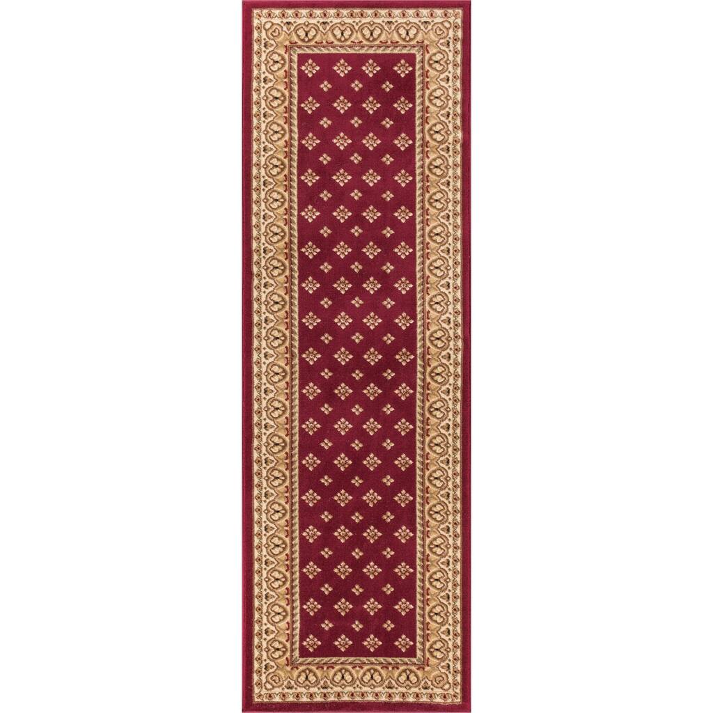 Well Woven Dallas Transitional Border Runner Area Rug