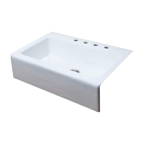 Shop Farmhouse Cast Iron 33 In Single Bowl Kitchen Sink On Sale