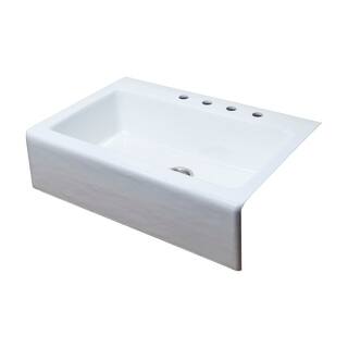 Cast Iron Kitchen Sinks Online At Our Best Farmhouse Cast Iron 33 In Single Bowl Kitchen Sink
