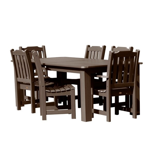 Havenside Home Mandalay 7-piece Rectangular Outdoor Dining Set