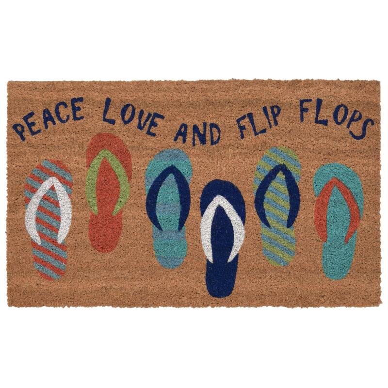 Liora Manne Beach Sandals Rug (1'6" x 2'6")