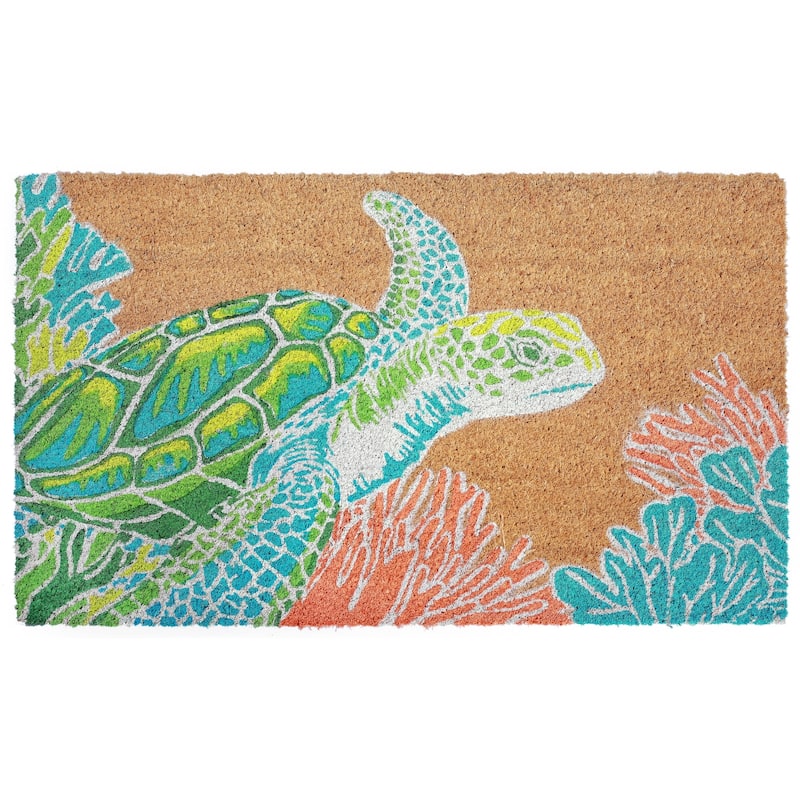 Liora Manne Sea Giant Coir Welcome Door Mat (1'6" x 2'6")