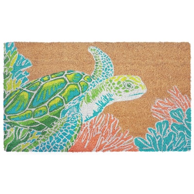 Liora Manne Sea Giant Coir Welcome Door Mat (1'6" x 2'6")