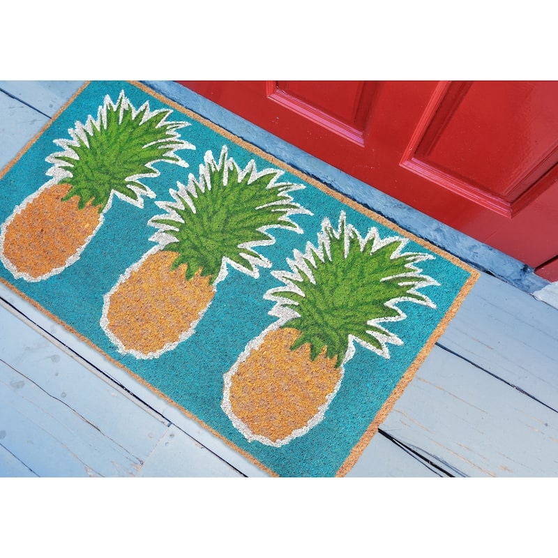 Liora Manne Tropics Coir Welcome Door Mat (1'6" x 2'6") - 1'6" x 2'6"