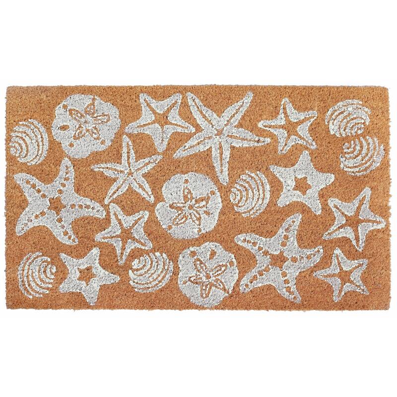 Liora Manne Sea Jewels Coir Welcome Door Mat (1'6" x 2'6")