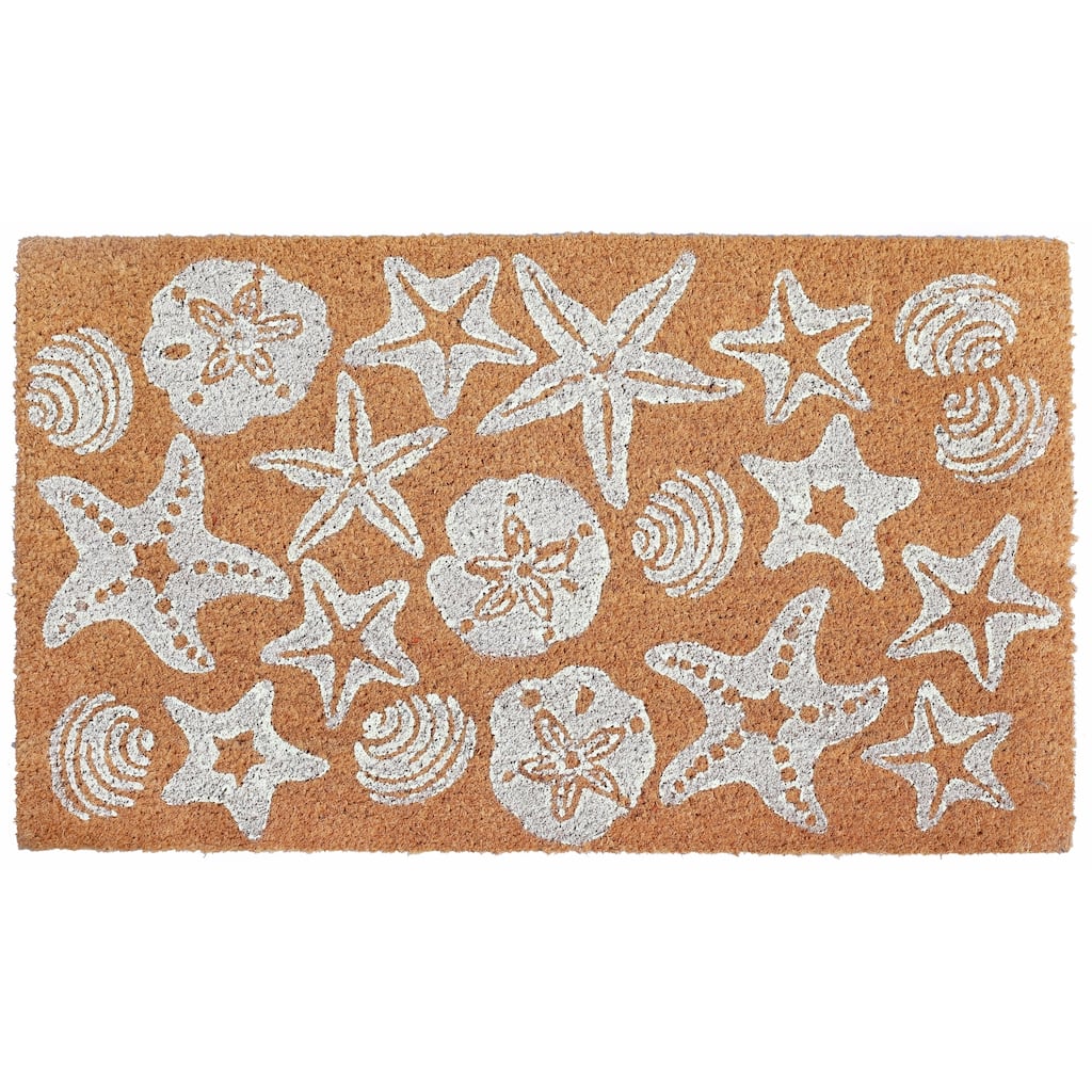 Liora Manne Sea Jewels Coir Welcome Door Mat (1'6" x 2'6")