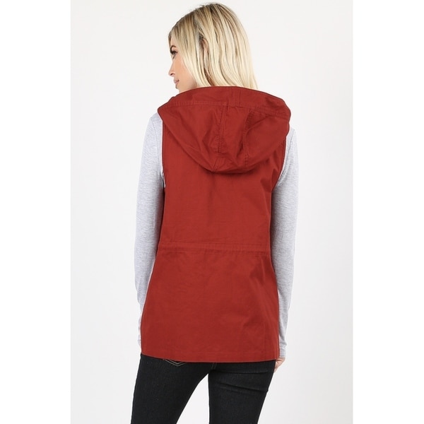 hoodie vest womens