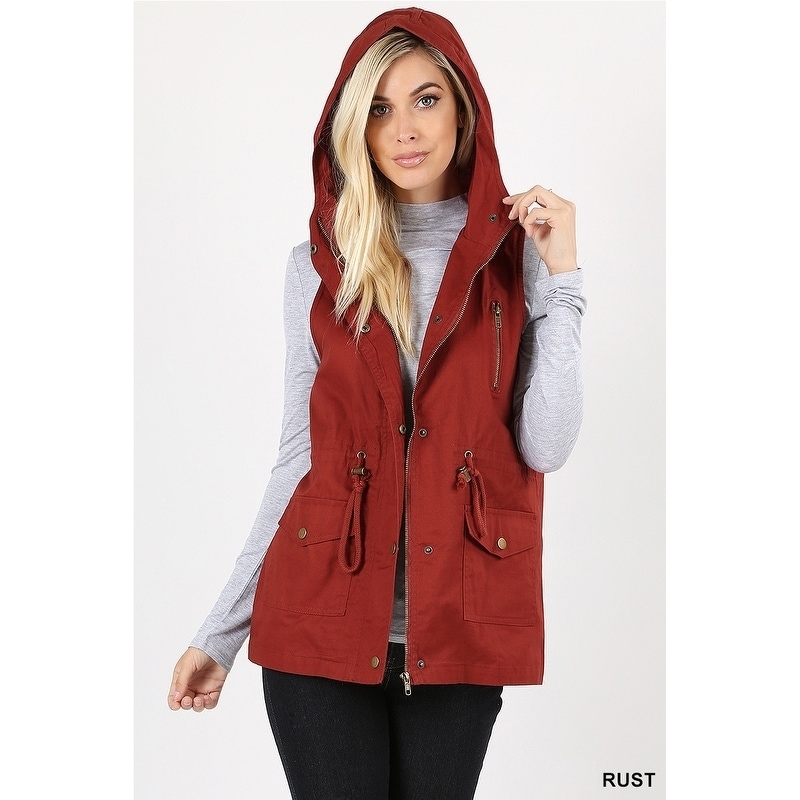 women's cotton hooded jacket