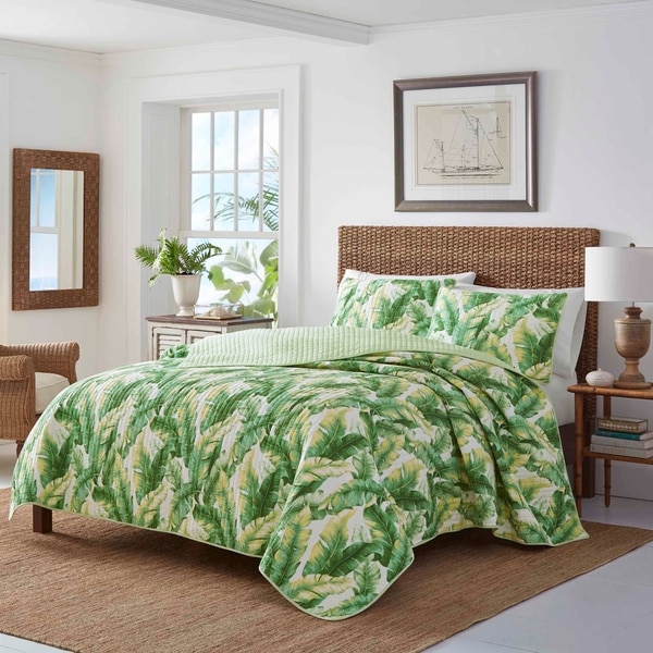 Tommy Bahama Anguilla Botanical Quilt Set