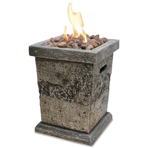 Lp Gas Outdoor Fire Column Small Free Shipping Today Lp Gas Outdoor Fire Column Small