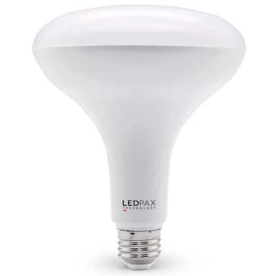 LEDPAX BR40 Dimmable LED Bulb, 15W (85W equivalent), 3000K, 1100 Lumens,CRI 90, UL, ES Certified (4 Pack)