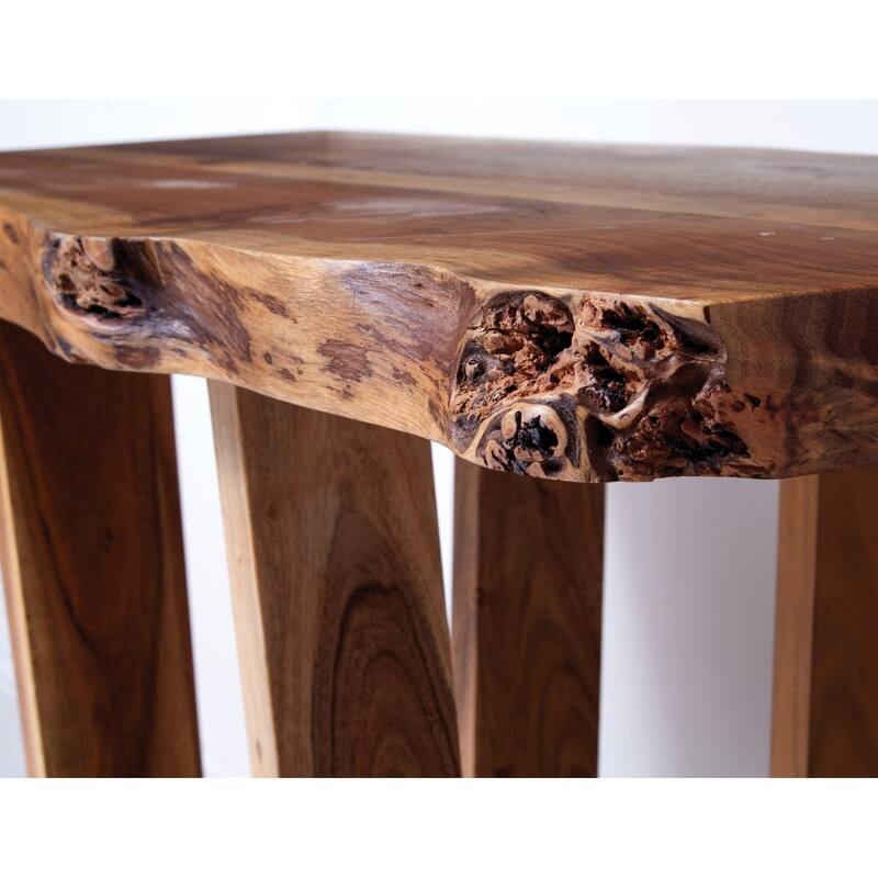 Berkshire Solid Wood Natural Live Edge Lodge Coffee Table