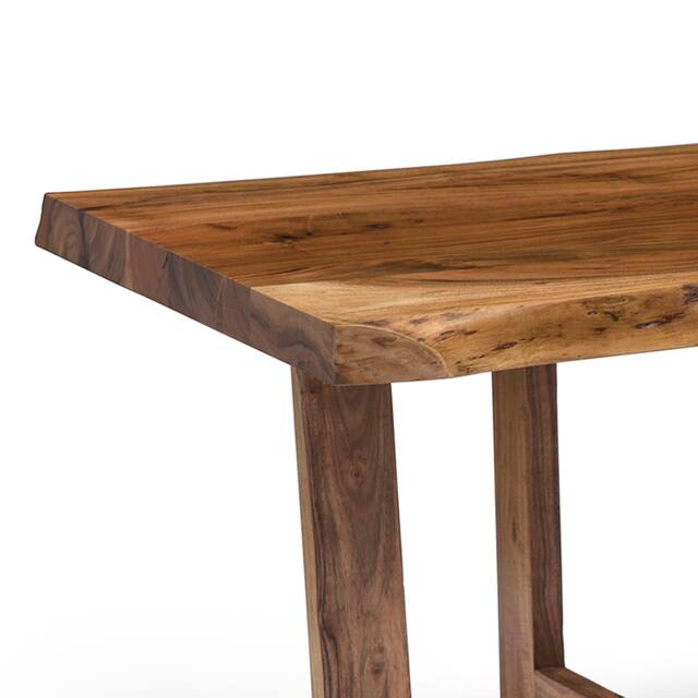 Berkshire Solid Wood Natural Live Edge Coffee Table