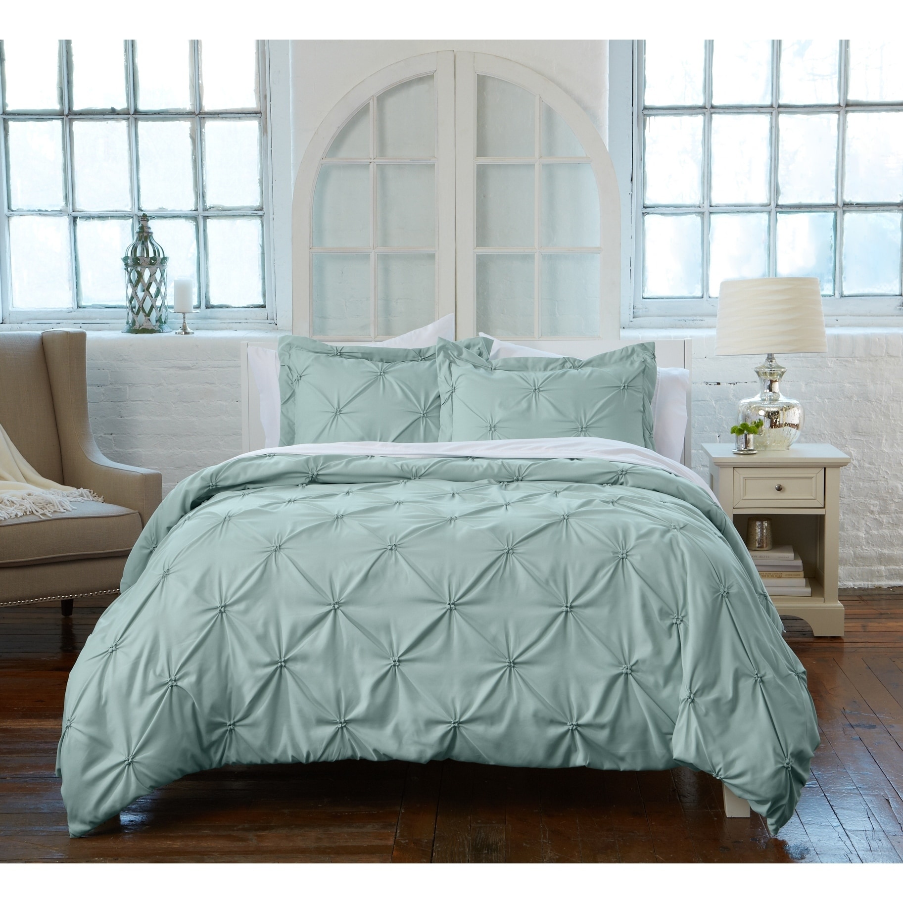 Shop Analia Collection Microfiber Duvet Cover With Textured