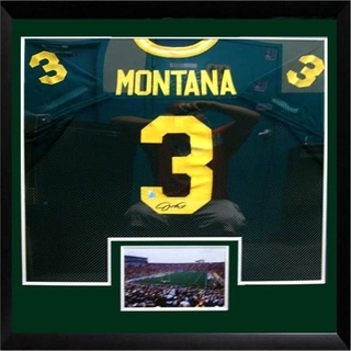 joe montana signed notre dame jersey