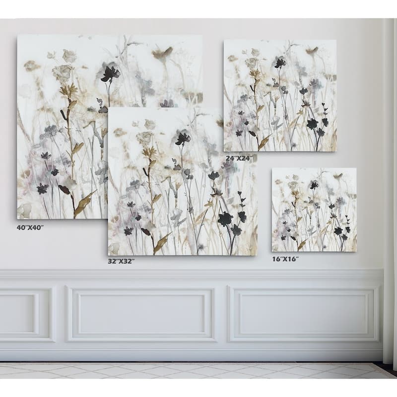 'Wildflower Mist I' Gallery-wrapped Canvas Wall Art
