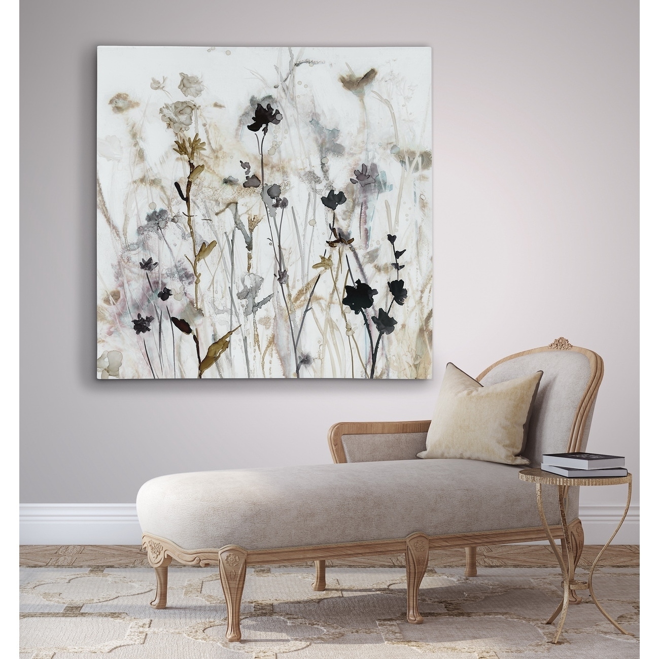 'Wildflower Mist I' Gallery-wrapped Canvas Wall Art
