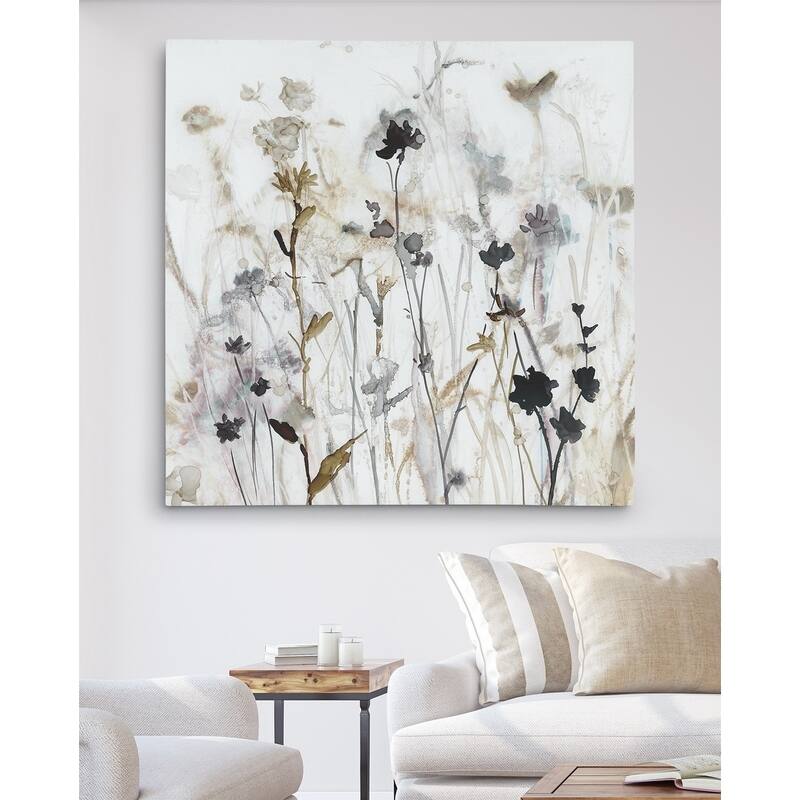 'Wildflower Mist I' Gallery-wrapped Canvas Wall Art