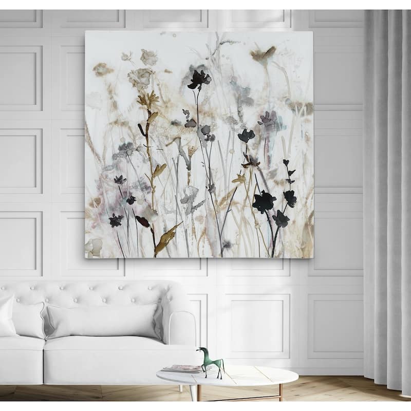 'Wildflower Mist I' Gallery-wrapped Canvas Wall Art