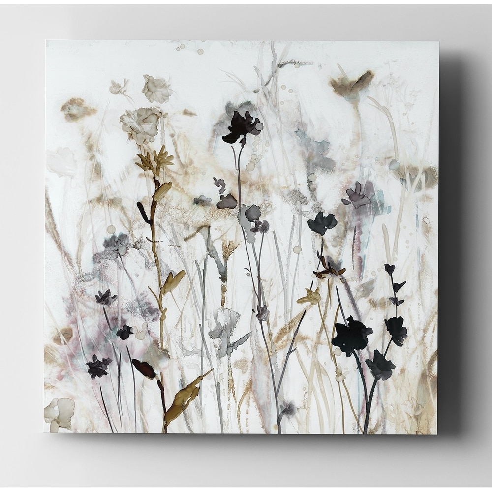 Crystal Flowers Solid-Faced Canvas Print