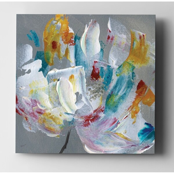 Tye Dye Flower Premium Gallery Wrapped Canvas Overstock 20971619