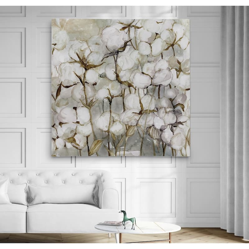 Cotton Field - Premium Gallery Wrapped Canvas