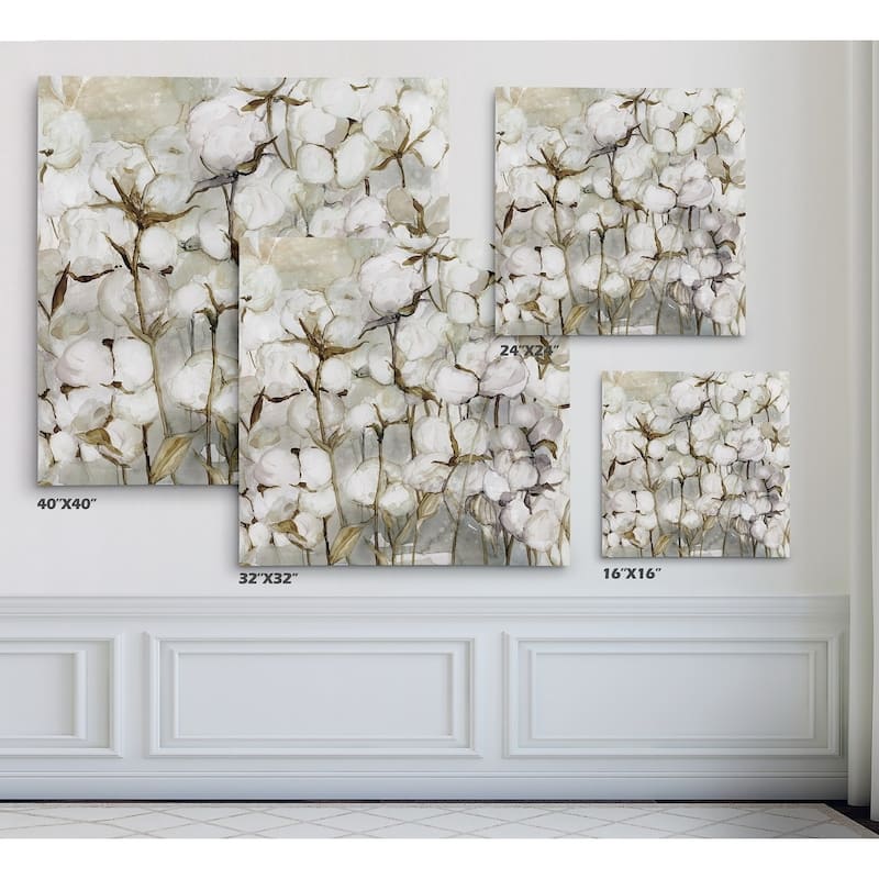 Cotton Field - Premium Gallery Wrapped Canvas