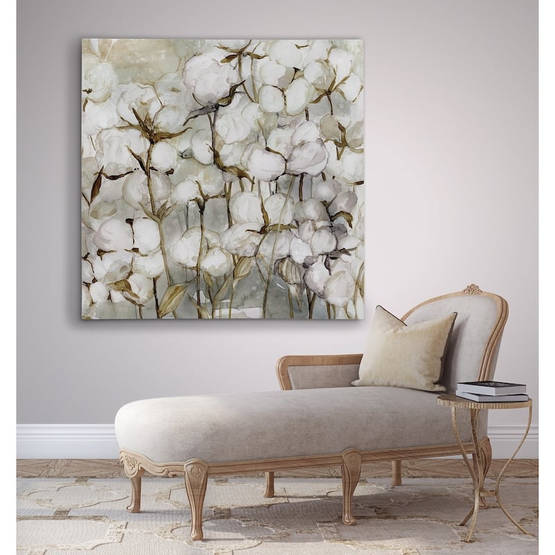 Cotton Field - Premium Gallery Wrapped Canvas
