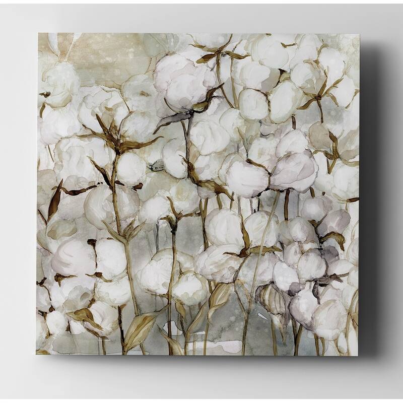 Cotton Field - Premium Gallery Wrapped Canvas