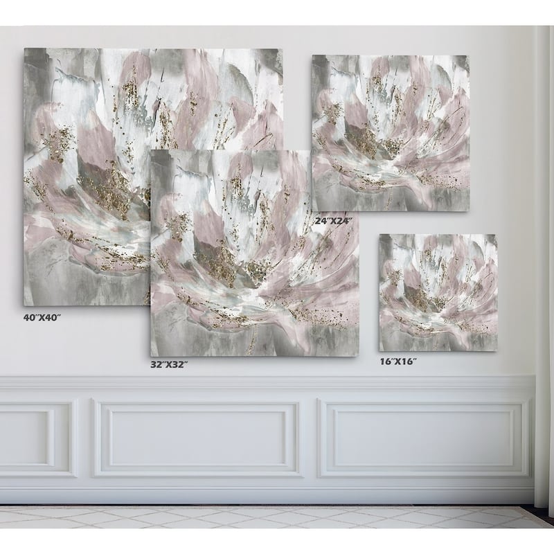 Blush Flower Power - Premium Gallery Wrapped Canvas