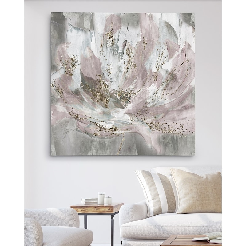 Blush Flower Power - Premium Gallery Wrapped Canvas