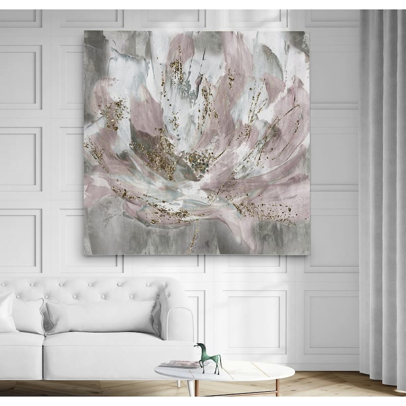 Blush Flower Power - Premium Gallery Wrapped Canvas