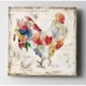 preview thumbnail 1 of 4, Flowered Rooster - Premium Gallery Wrapped Canvas