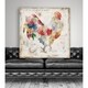 preview thumbnail 2 of 4, Flowered Rooster - Premium Gallery Wrapped Canvas
