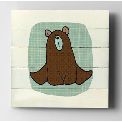 Woodland Creatures Bear - Premium Gallery Wrapped Canvas
