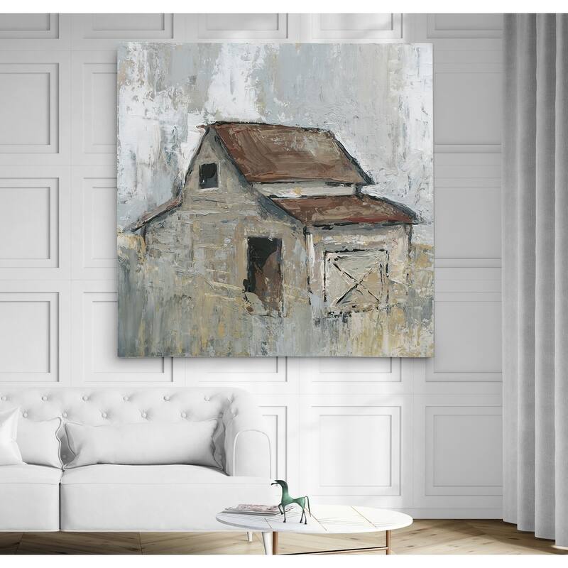 Barn at Midday - Premium Gallery Wrapped Canvas