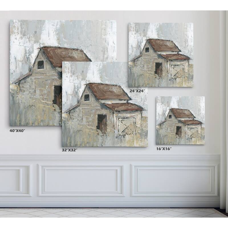 Barn at Midday - Premium Gallery Wrapped Canvas