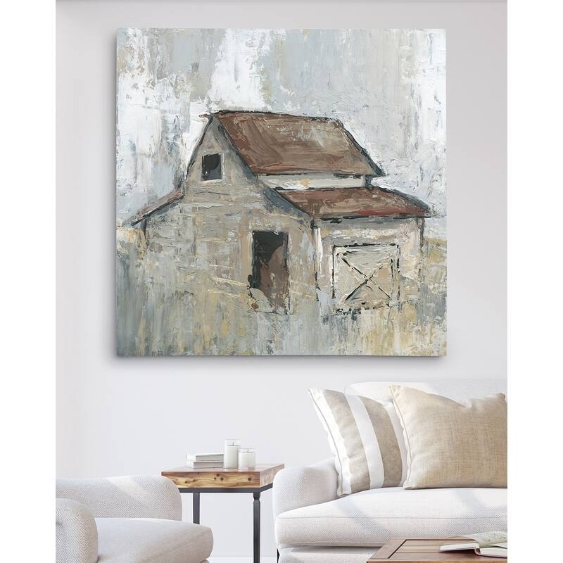 Barn at Midday - Premium Gallery Wrapped Canvas