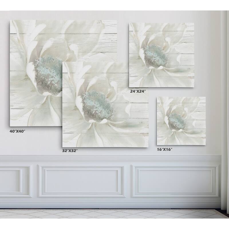 Weathered White I - Premium Gallery Wrapped Canvas
