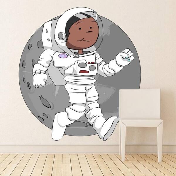 Spaceman Space Cartoon Full Color Wall Decal Sticker K-669 FRST Size 30 ...