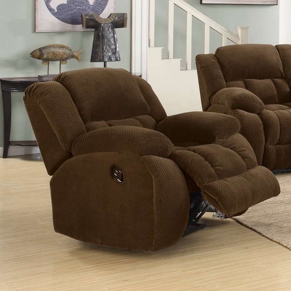plush glider rocker