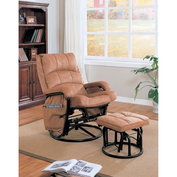 glider chair with ottoman sale